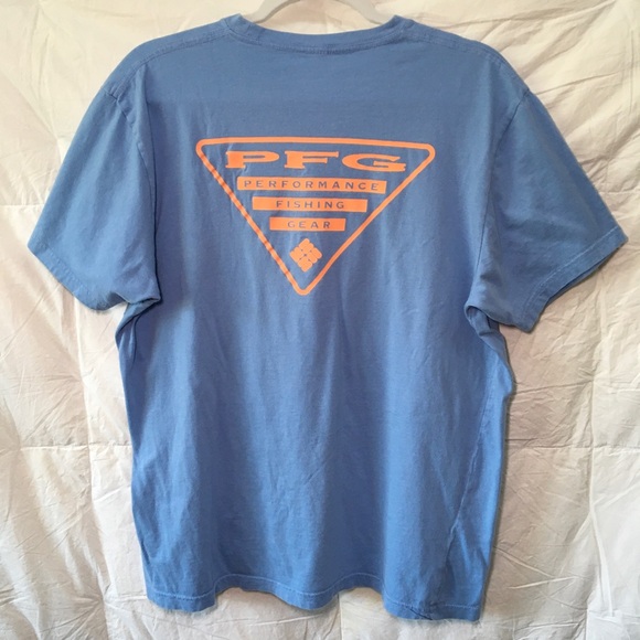 Columbia Men’s PFG Triangle Back Graphic Short Sleeved T-shirt Size Large - Picture 2 of 3